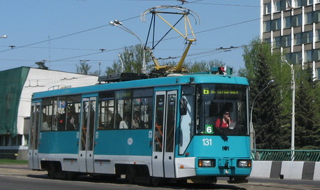 Временное закрытие трамвайного движения в Серебрянке