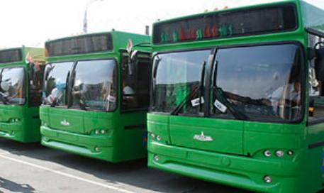Увеличение количества подвижного состава на городских маршрутах общественного транспорта в сентябре 2014 года.
