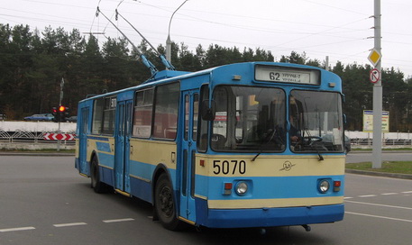 Изменения в работе троллейбусного маршрута № 62 с 01.10.2012