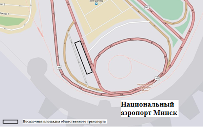 Схема движения к аэропорту 2 минск Схема движения к аэропорту 2 минск