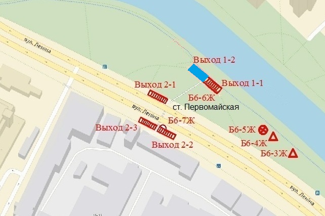 Ремонт выхода на станции «Первомайская».